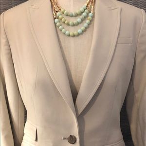 Never Worn BANANA REPUBLIC tan blazer size 2